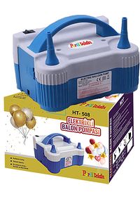 Ht508 Çift Hava Çıkışlı 2 Düğmeli Balon Şişirme Makinası, Elektrikli Balon Pompası 700w 1.3kg ürün fotoğrafı