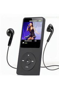 Bluetooth Mp3-mp4 Player Çalar Ses Kayıt Ve Hoparlör Fm Radyolu Şarjlı Dahili 8gb ürün fotoğrafı