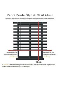 Beyaz Bambu Zebra Perde ürün fotoğrafı