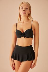 Önden Bağcıklı Full Dolgulu Bikini Üst ürün fotoğrafı