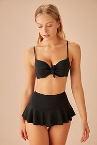 Önden Bağcıklı Full Dolgulu Bikini Üst ürün fotoğrafı