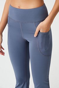 Kadın Antrasit Yüksek Bel Toparlayıcı Çift Cepli Ispanyol Paça Tayt Bootcut ürün fotoğrafı