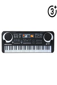 61 Tuşlu Org Electronic Keyboard Klavye Pilli Mikrofonlu Karaoke ürün fotoğrafı