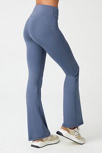 Kadın Antrasit Yüksek Bel Toparlayıcı Çift Cepli Ispanyol Paça Tayt Bootcut ürün fotoğrafı