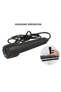 61 Tuşlu Org Electronic Keyboard Klavye Pilli Mikrofonlu Karaoke ürün fotoğrafı
