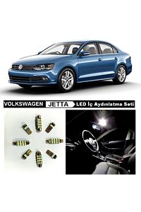 Vw Jetta Mk6 Komple Beyaz Led Iç Aydınlatma Ampul Seti ürün fotoğrafı