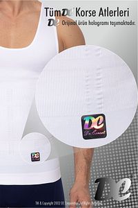 Premium Shapewear Beyaz Erkek Atlet Korse Atlet Bel Göğüs Göbek Jinekomasti Toparlayıcı Dik Duruş ürün fotoğrafı