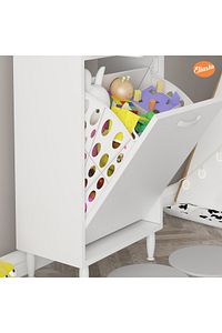 Sepetli Mutfak Dolabı Kirli Çamaşır Dolabı Sepetli Banyo Dolabı Oyuncak Dolabı ürün fotoğrafı