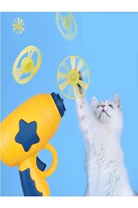 Işıklı Uçan Daire Oyuncak Ufo Pervane Fırıldak Stres Giderici Oyuncak Kedi Oyuncağı Işıklı Topaç ürün fotoğrafı