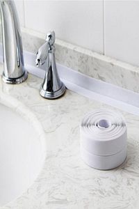 3.2 Mt Su Sızdırmaz Tuvalet Banyo Mutfak Bandı Lavabo Küvet Ve Pencere Izolasyon Yalıtımı Beyaz Bant ürün fotoğrafı