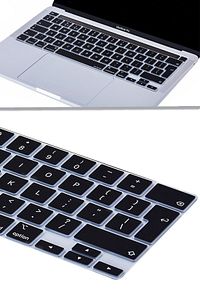 Macbook Pro 13 Inc 2020/2022 M1/m2 A2338 Uyumlu Türkçe Q Klavye Slim Silikon Klavye Koruyucu Kılıf ürün fotoğrafı