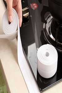 3.2 Mt Su Sızdırmaz Tuvalet Banyo Mutfak Bandı Lavabo Küvet Ve Pencere Izolasyon Yalıtımı Beyaz Bant ürün fotoğrafı