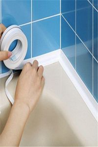 3.2 Mt Su Sızdırmaz Tuvalet Banyo Mutfak Bandı Lavabo Küvet Ve Pencere Izolasyon Yalıtımı Beyaz Bant ürün fotoğrafı