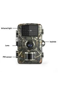 Fotokapan Kamera 16mp Full Hd 1080p Gece Görüşlü 2 Inç Lcd Ekran Su Geçirmez ürün fotoğrafı