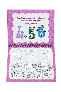 2'li Set Water Painting Sulu Kalem Ile Sihirli Boyama Kitabı Fisher Price Hayvanlar Ve Sayılar ürün fotoğrafı