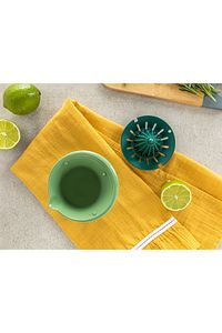 Mini Squeezer Plastik Lımon Sıkacağı 10 Cm Yeşil ürün fotoğrafı