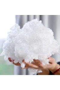 %100 Boncuk Elyaf 1 kg Yastık Yorgan Oyuncak Malzemesi ürün fotoğrafı