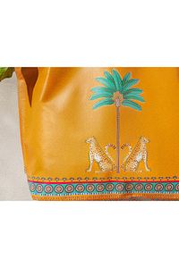 Turuncu Exotic Palm Alışveriş Çantası 54,5x38 Cm Turuncu 55 x 38 ürün fotoğrafı