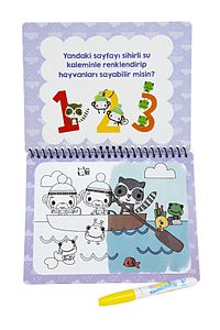 2'li Set Water Painting Sulu Kalem Ile Sihirli Boyama Kitabı Fisher Price Hayvanlar Ve Sayılar ürün fotoğrafı