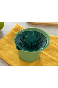 Mini Squeezer Plastik Lımon Sıkacağı 10 Cm Yeşil ürün fotoğrafı