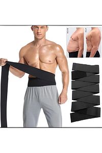 Bele Dolamalı Vücut Şekillendirici Bel Korse , Kum Saati Görünüm 4 Metre Unisex Sarma Bel Korsesi ürün fotoğrafı