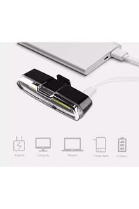 Mavi Kırmızı Beyaz Çakarlı Usb Şarjlı Bisiklet Stop Lambası ürün fotoğrafı