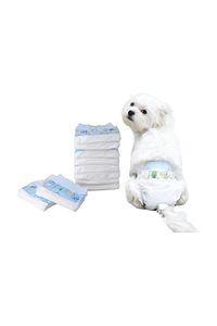2-4 kg Bel 22-40 cm Köpek Tuvalet Alt Bezi X-small 12 Adet Evcil Hayvan Bez ürün fotoğrafı