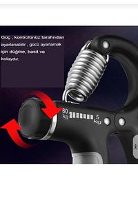 Ayarlı (SAYAÇLI) El Yayı 5-60 Kg Ayarlanabilir Bilek Kas Güçlendirme Aleti ürün fotoğrafı