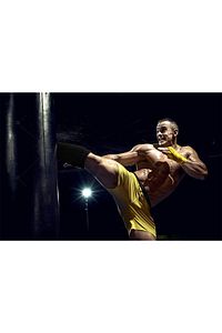 Elastik Kaval Koruyucu Kick Boks Muay Thai Kaval Koruyucu Ve Dişlik Set Boks Tekmelik Ayak Koruyucu ürün fotoğrafı