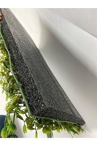 Yapay Çiçek Duvar Kaplama 40*60 Cm Panel Şimşir Dik Duvar Uygulama Çim Dikey Bahçe ürün fotoğrafı