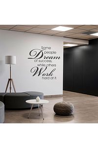 Dream Big Dekoratif Duvar Stickerı, Duvar Dekorasyon Yazıları, Ofis Dekorasyon, Duvar Sticker ürün fotoğrafı