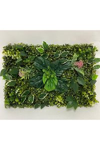 Yapay Çiçek Duvar Kaplama 40*60 Cm Panel Şimşir Dik Duvar Uygulama Çim Dikey Bahçe ürün fotoğrafı
