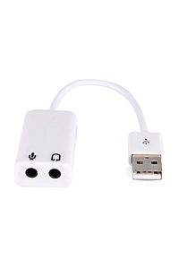Usb Ses Kartı Çevirici 7+1 Dönüştürücü Laptop Harici Ses Kartı ürün fotoğrafı