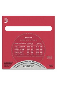 D'addario Ej27n Normal Tension Klasik Gitar Teli ürün fotoğrafı