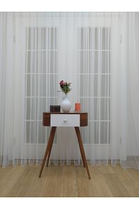 Grek Tül Perde - Petek Zemin, 300x260cm, 1/2 Seyrek Pile, Esse16444 ürün fotoğrafı