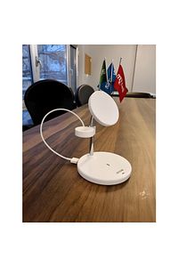 Apple-samsung-xiaomi-huawei 3 Ü 1 Arada Wireless Dock Sarj Cihazi Airpods-watch Sps-05 Beyaz ürün fotoğrafı