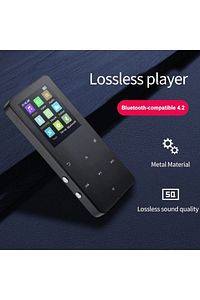 Bluetooth Lu Mp3 Mp4 Çalar Fm Radyolu Şarjlı Mp4 Player Dahili Hoparlör 8gb Hafızalı Ses Kaydı ürün fotoğrafı