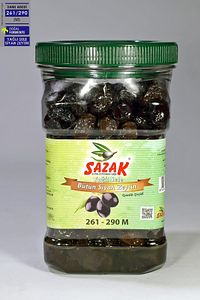 Yağlı Sele Siyah Zeytin Iri Kalibre Doğal Tatlandırma Doğal Fermente Siyah Zeytin 900 gr 261-290 ürün fotoğrafı