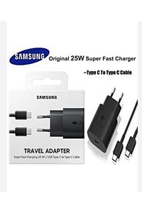 Galaxy A20 / A30 / A50 / A70 / M20 / M23 / M51 Type C 25w Orjinal Hızlı Şarj Aleti Cihazı ürün fotoğrafı