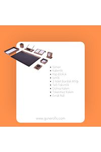 Ahşap Sümen Takımı Ceviz 10 Parça ürün fotoğrafı