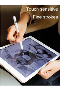 Ipad 10.2 8.nesil 2 In 1 Stylus Uyumlu Kalem Özel Tasarım Ve Çizim Kalemi ürün fotoğrafı