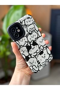 Iphone 11 Uyumlu Kaplama Tasarımlı Yumuşak Silikon Kamera Korumalı Kılıf ürün fotoğrafı