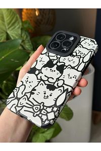 Iphone 14 Promax Kaplama Kediler Tasarımlı Kılıf ürün fotoğrafı