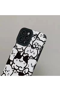 Iphone 14 Promax Kaplama Kediler Tasarımlı Kılıf ürün fotoğrafı