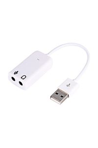 Usb Ses Kartı Çevirici 7+1 Dönüştürücü Laptop Harici Ses Kartı ürün fotoğrafı