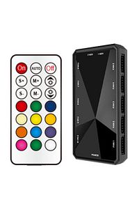 4in1 120mm Rgb Kasa Fanı (4x120mm Fan Kiti- Kumandalı) ürün fotoğrafı
