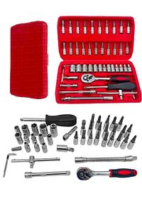 Cr-v Max 1/4 Cırcırlı 46 Parça Lokma Anahtar Takımı Bits Uç Seti Tam Set Germany ürün fotoğrafı
