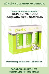 Kepek Şampuanı Kuru Saçlar Için 3x300 Ml. ürün fotoğrafı