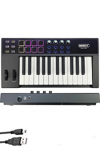 Midi-25 Pro Midi Klavye 25 Tuşlu Midi Keyboard 8 Pad ürün fotoğrafı