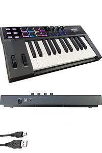 Midi-25 Pro Midi Klavye 25 Tuşlu Midi Keyboard 8 Pad ürün fotoğrafı